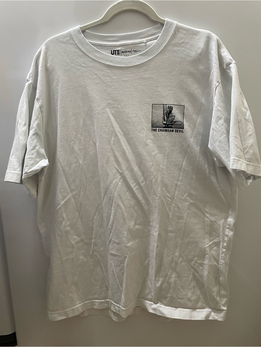 Chainsaw Man Kosuke Kawamura UT Uniqlo Graphic T-shirt Large White